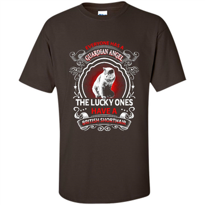 British Shorthair T-shirt The Lucky Ones Dark Chocolate