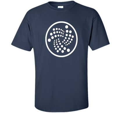 Iota T-shirt Miota Cryptocurrency Blockchain Token T-shirt Navy