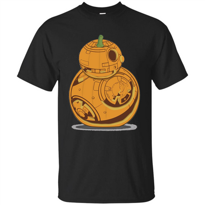 BB-8 Pumpkin Carving Halloween T-Shirt Black