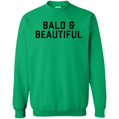 Bald and Beautiful T-shirt Irish Green