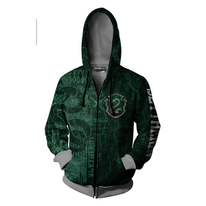 The Cunning Slytherin Harry Potter New Zip Up Hoodie