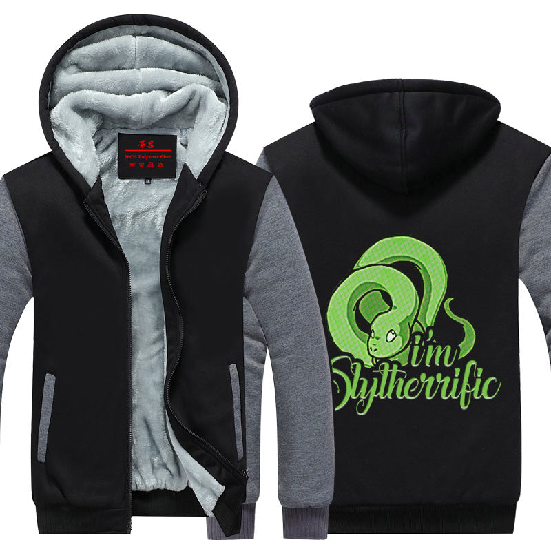 I'm Slytherrific Harry Potter Winter Zip Hoodies