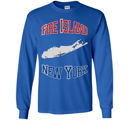 Fire Island New York T-shirt Royal