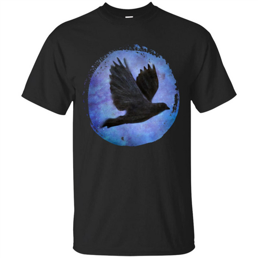 Raven In Flight T-shirt Black