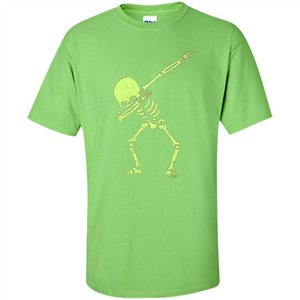 Dabbing Skeleton T-shirt Dab Hip Hop Skull Dabbing T-shirt