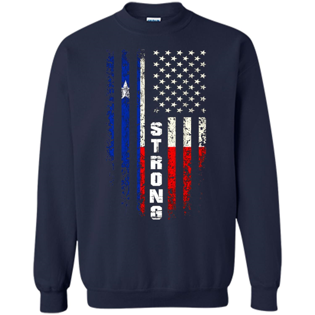 Texas Strong T-shirt Hurricane Harvey 2017 T-shirt Navy