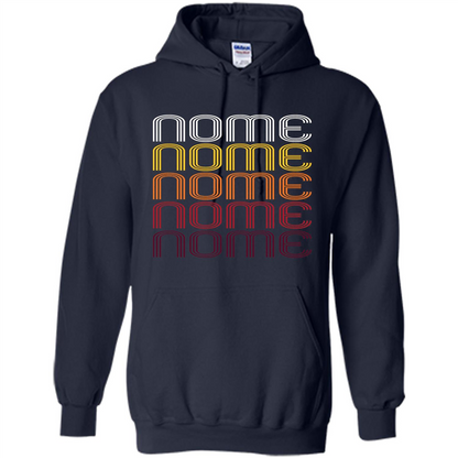 Nome, Vintage Style Alaska T-shirt Navy