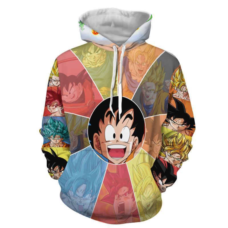 Son Goku Dragon Ball 3D Hoodie