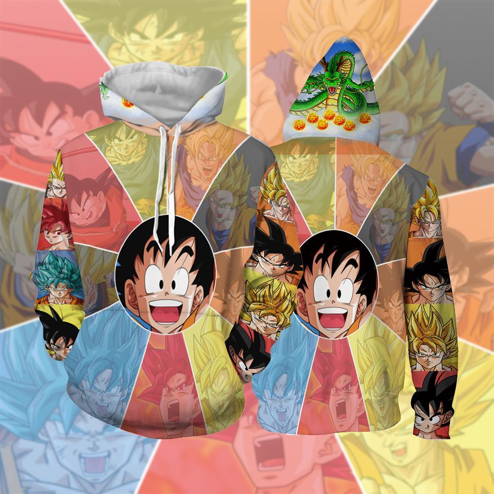 Son Goku Dragon Ball 3D Hoodie