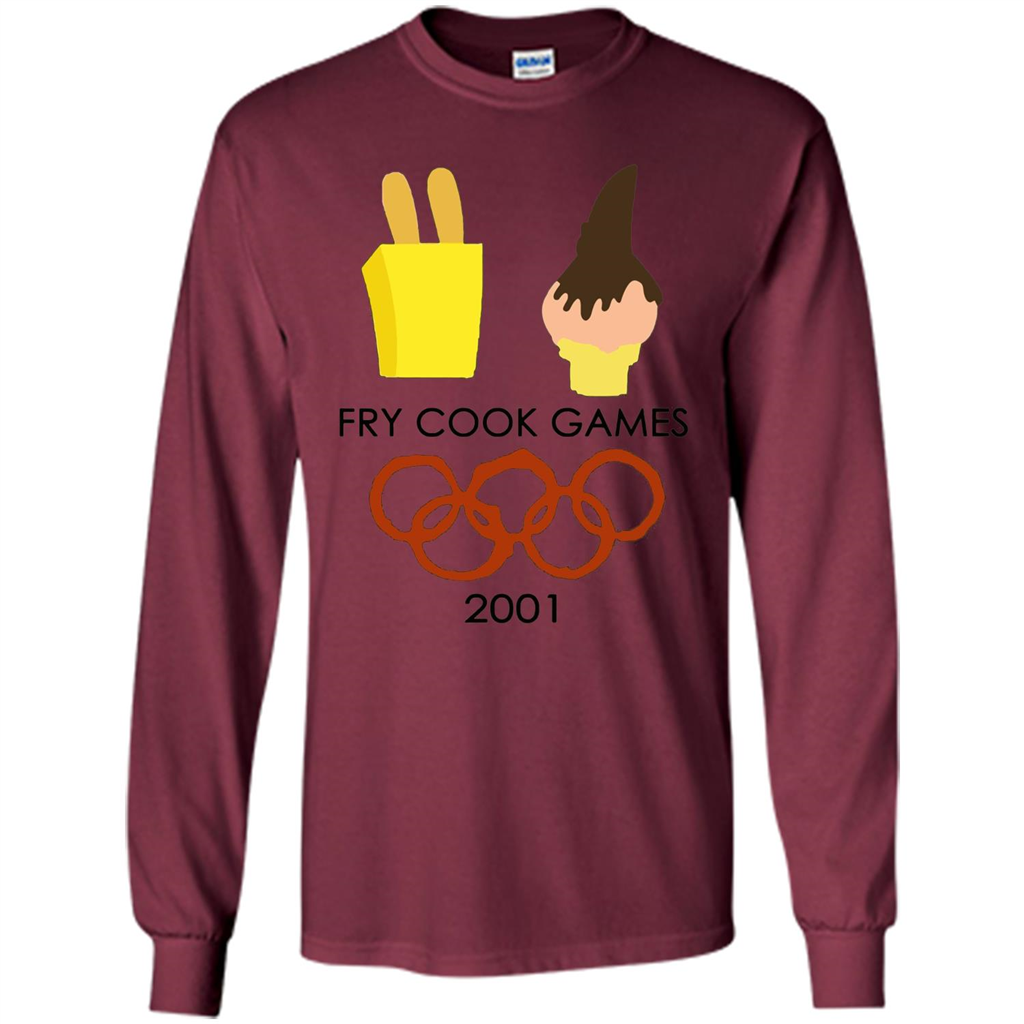 Fry Cook Games T-shirt Maroon