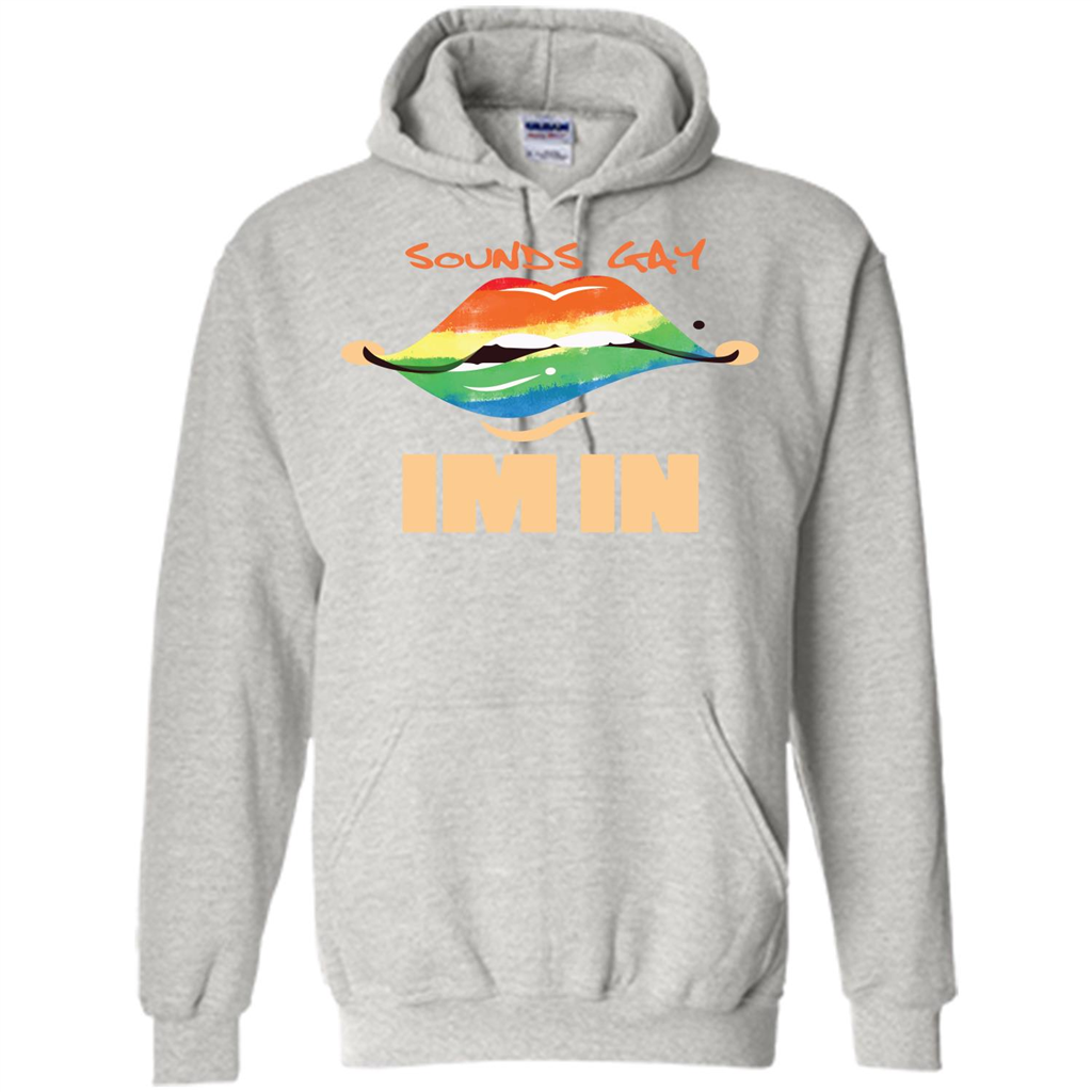 LGBTQ T-shirt Sound Gay Im In Ash