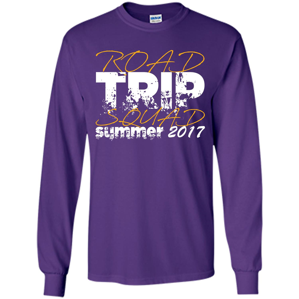 Summer T-shirt Road Trip Squad Summer 2017 Purple