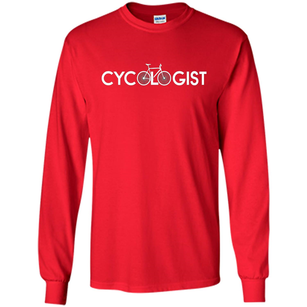 Cycologist T-shirt Cool Gift Shirt For Biker Red