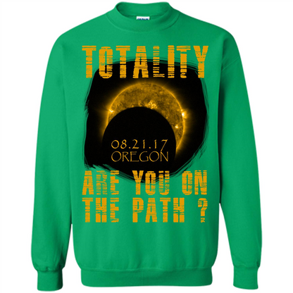 Oregon Totality Are You On The Path August 21 2017 Irish Green