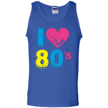 Vintage T-shirt I Love the 80's T-shirt Royal