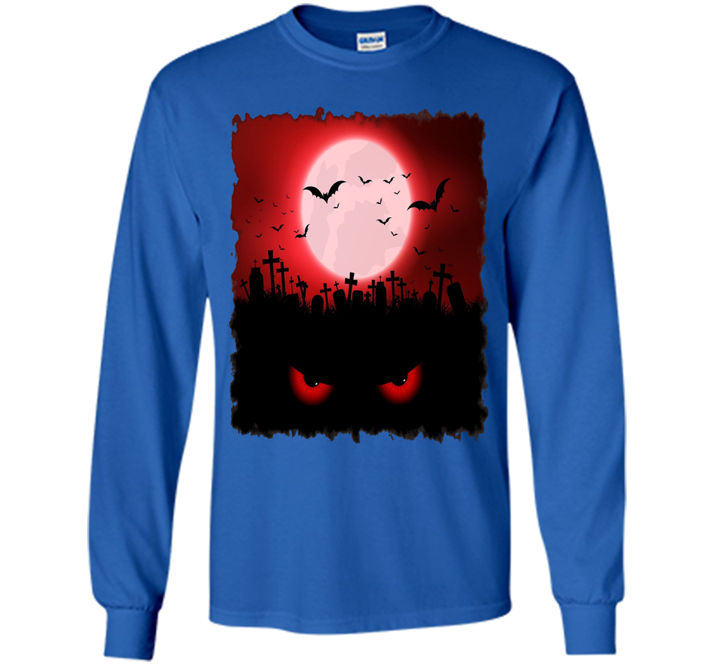 Spooky Halloween Red eye's T-Shirt t-shirt Royal