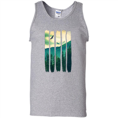 Vintage Mountain T-shirt Sport Grey