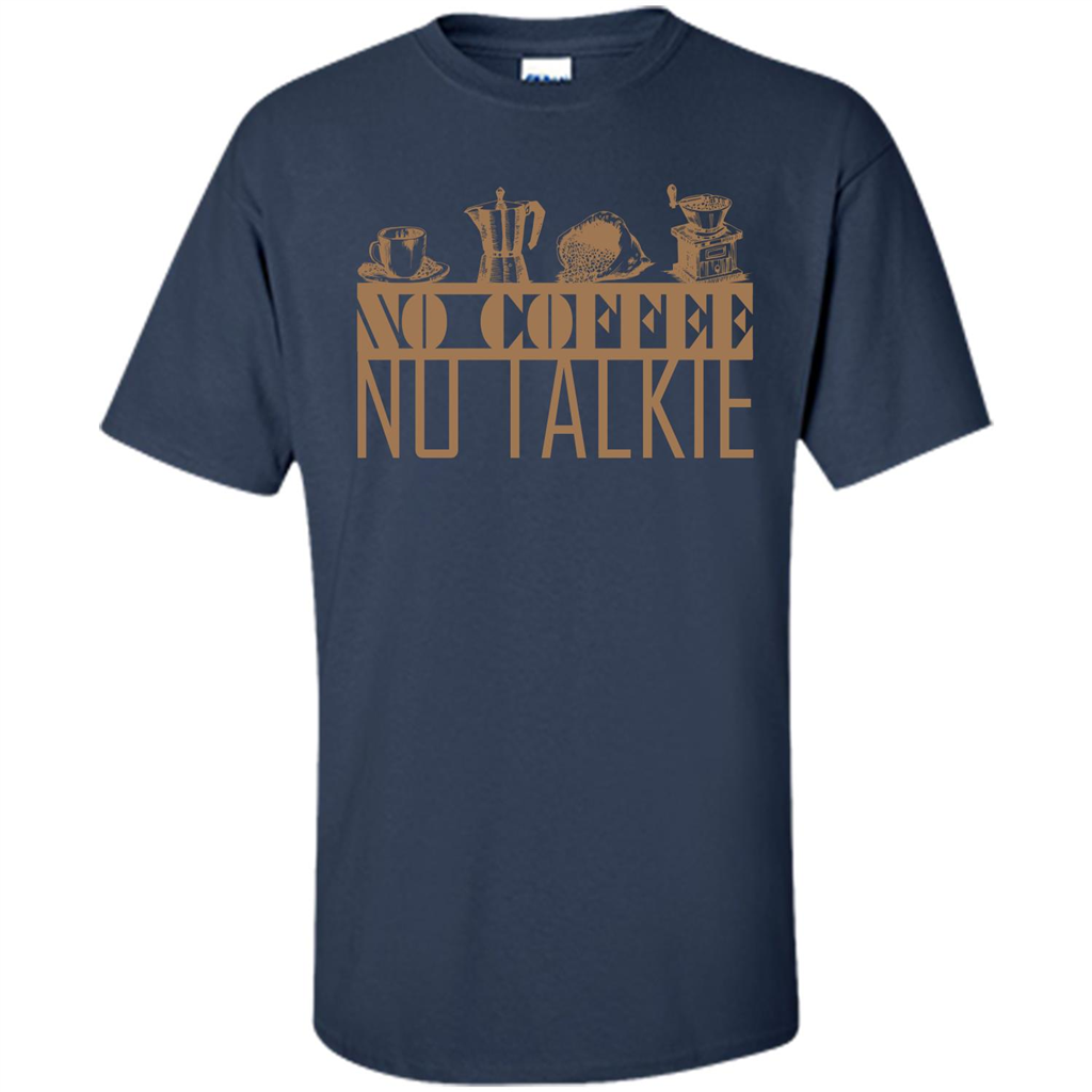 No Coffee No Talkie T-shirt Navy