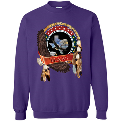 Dream Catcher Texas Art T-shirt Purple