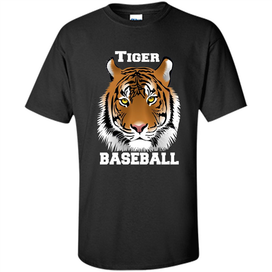 Baseball T-shirt for Tiger Baseball Black