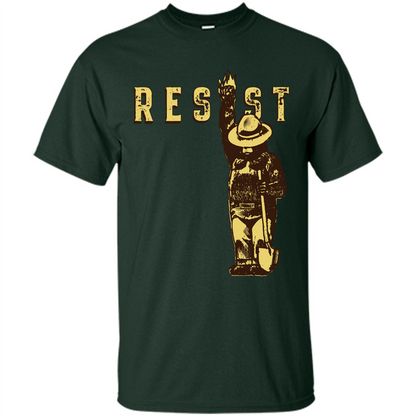 Resist T-Shirt Forest Green