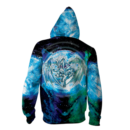 Yu-Gi-Oh! Stardust Dragon 3D Zip Up Hoodie