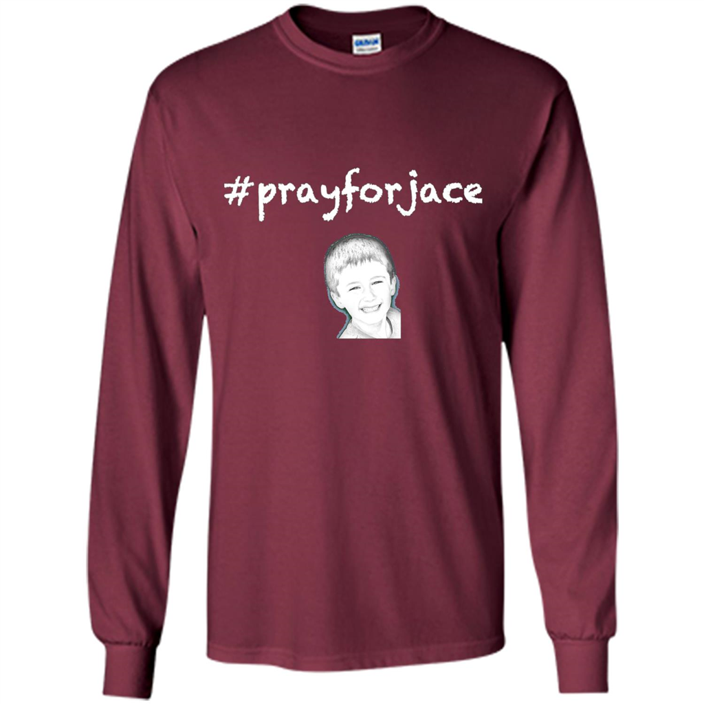 Pray for Jace T-shirt Maroon