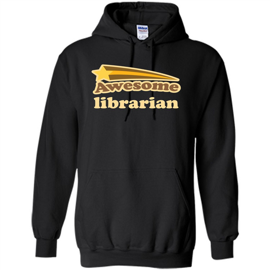 Awesome Librarian T-shirt Black