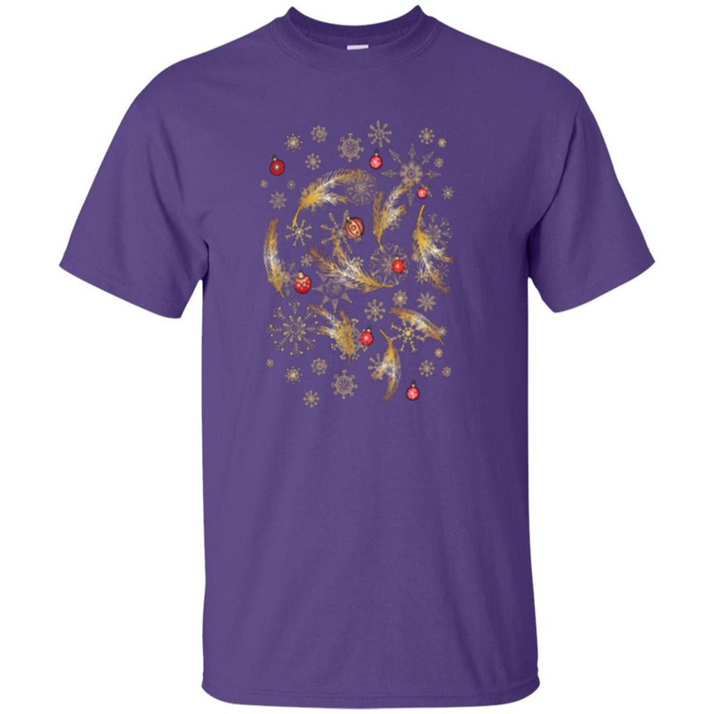 Xmas Merry Christmas Happy New Year T-shirt Purple