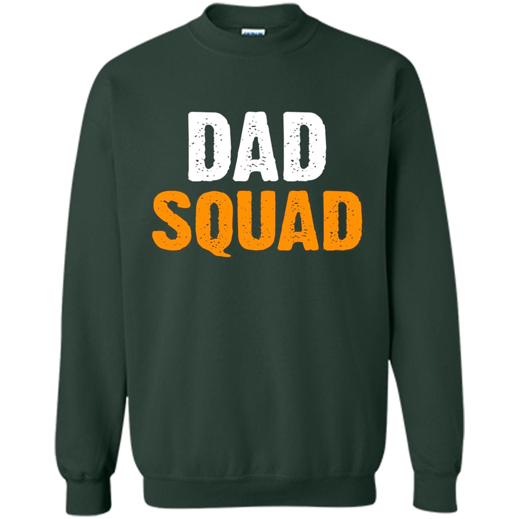 Fathers day T-shirt DAD Squad Funny T-Shirt Forest Green