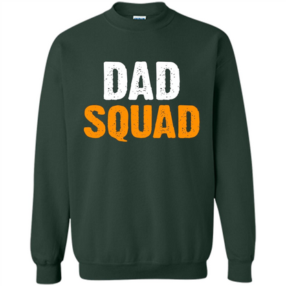 Fathers day T-shirt DAD Squad Funny T-Shirt Forest Green