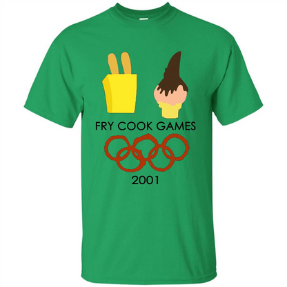 Fry Cook Games T-shirt Irish Green