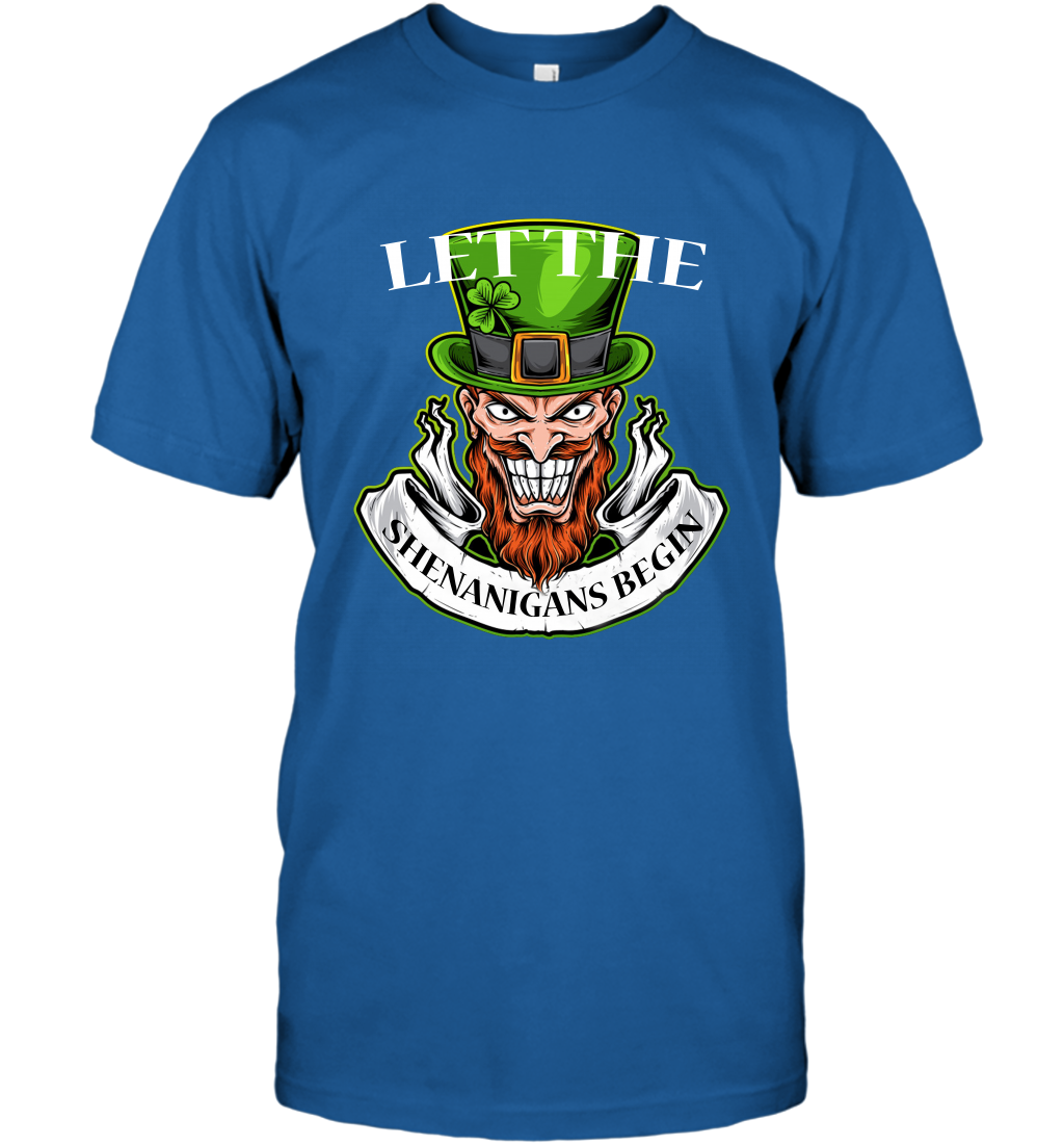 Let The Shenanigans Begin Irish Shirt T-Shirt Royal