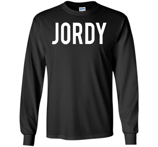 Jordy T Shirt - Cool new funny name fan cheap gift tee shirt Black