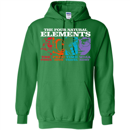 Movie T-shirt The Four Natural Elements T-shirt Irish Green