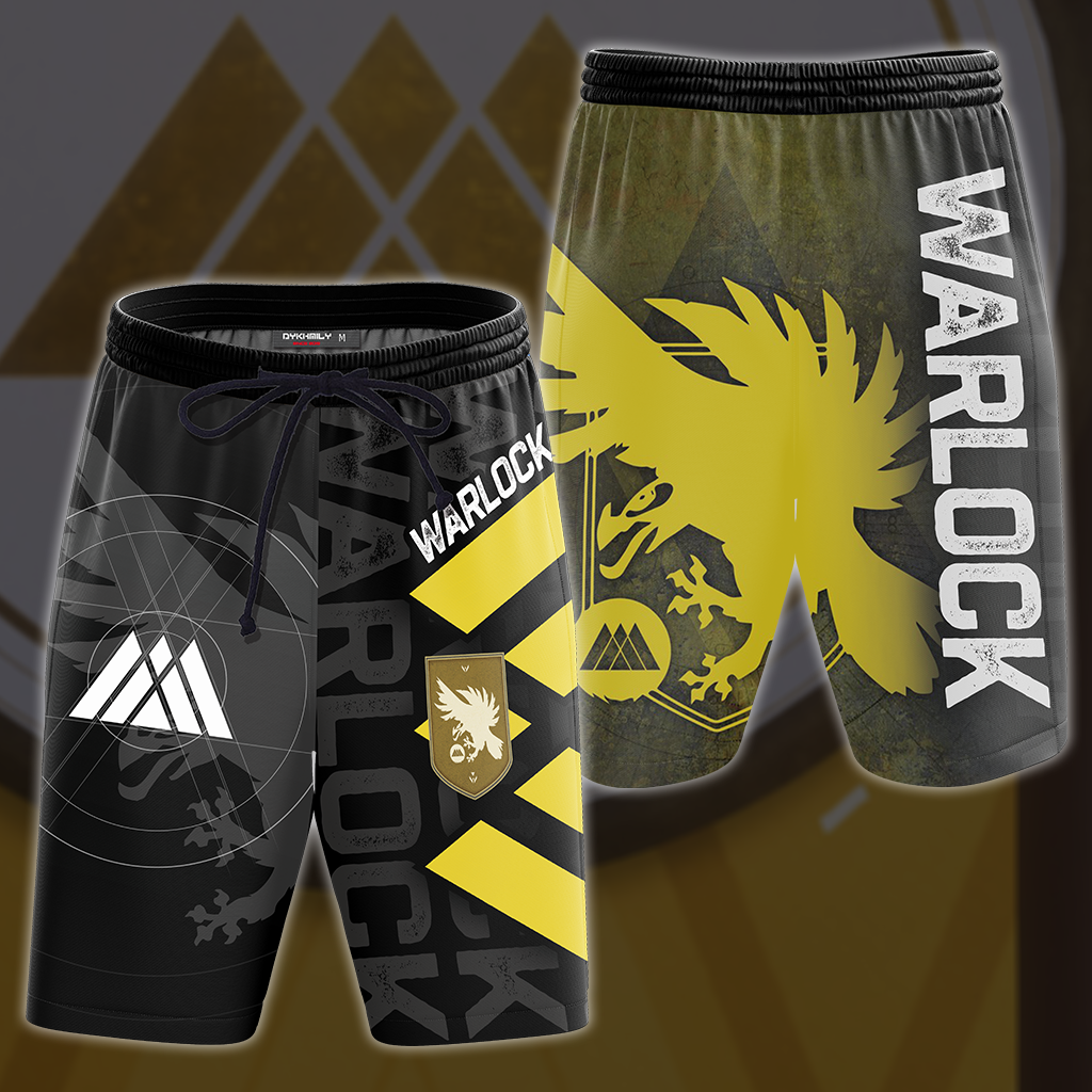 Destiny Warlock All Over Print Beach Shorts Jogger