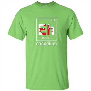 Funny Canadian T-shirt Canada Element Eh - 150 years T-Shirt