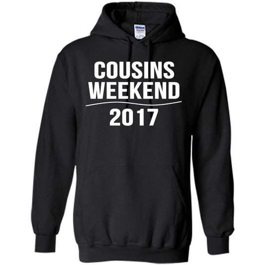 Family T-shirt Cousins Weekend 2017 Black