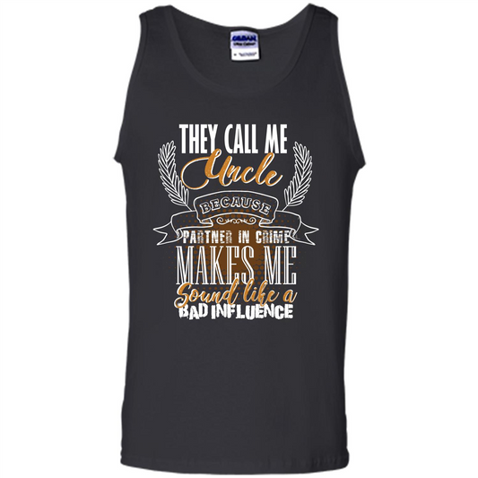 Uncle T-shirt They Call Me Uncle - Partner In Crime Black