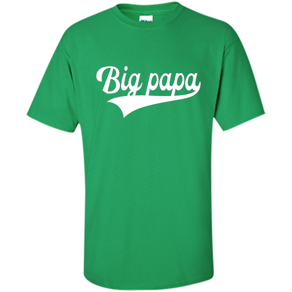 Fathers Day T-shirt Big Papa Irish Green