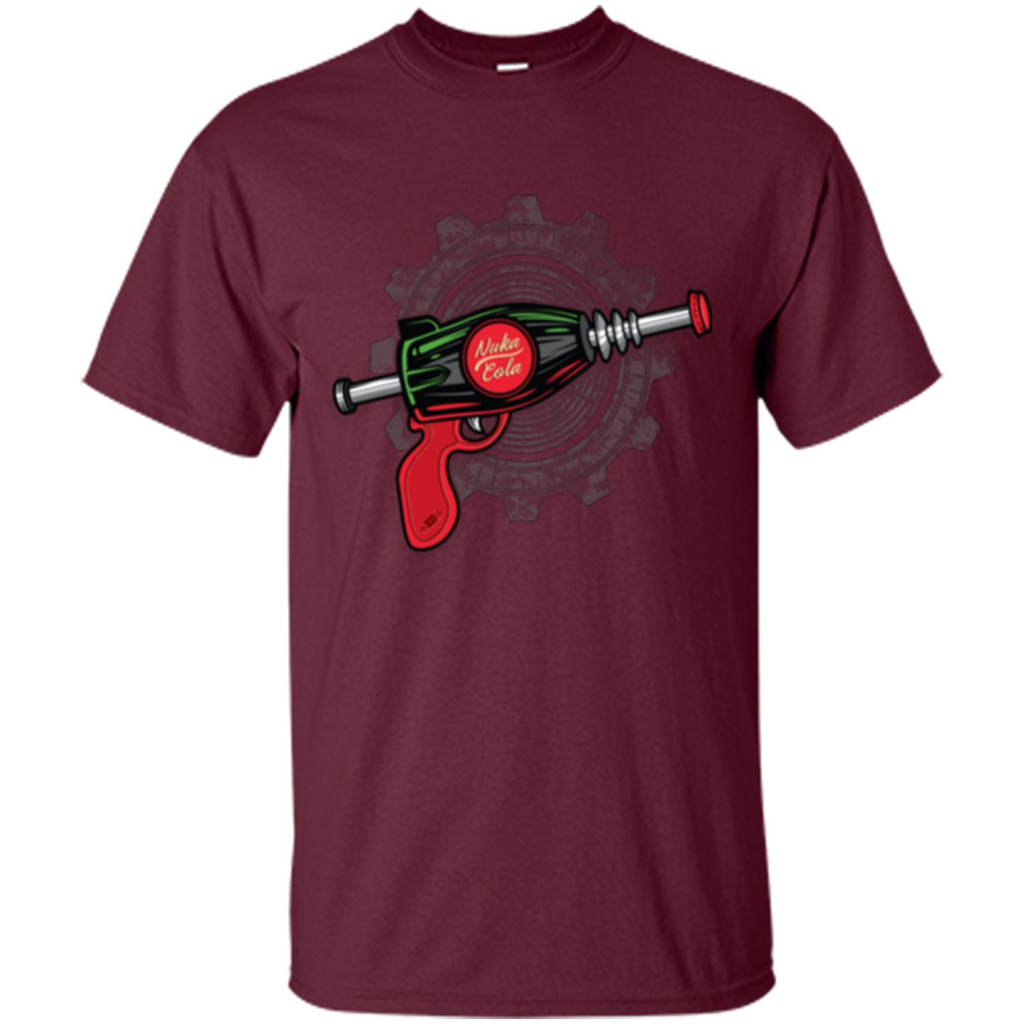 Nuka Cola Gun T-shirt Maroon