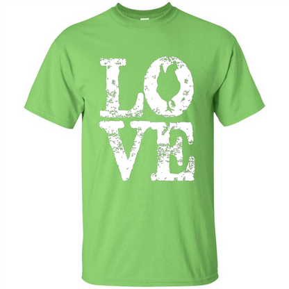 Chickens T-shirt I Love Chickens T-Shirt Lime