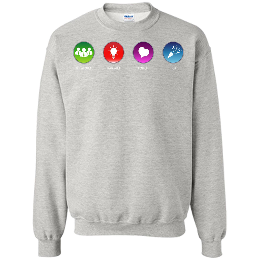 Values Icons T-shirt Ash