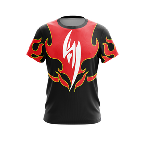 Tekken Jin Kazama Red Flame Unisex 3D T-shirt