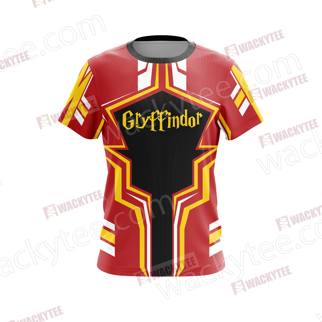 Harry Potter Hogwarts Castle - Gryffindor House Wacky Style New Collection Unisex 3D T-shirt