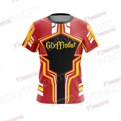 Harry Potter Hogwarts Castle - Gryffindor House Wacky Style New Collection Unisex 3D T-shirt