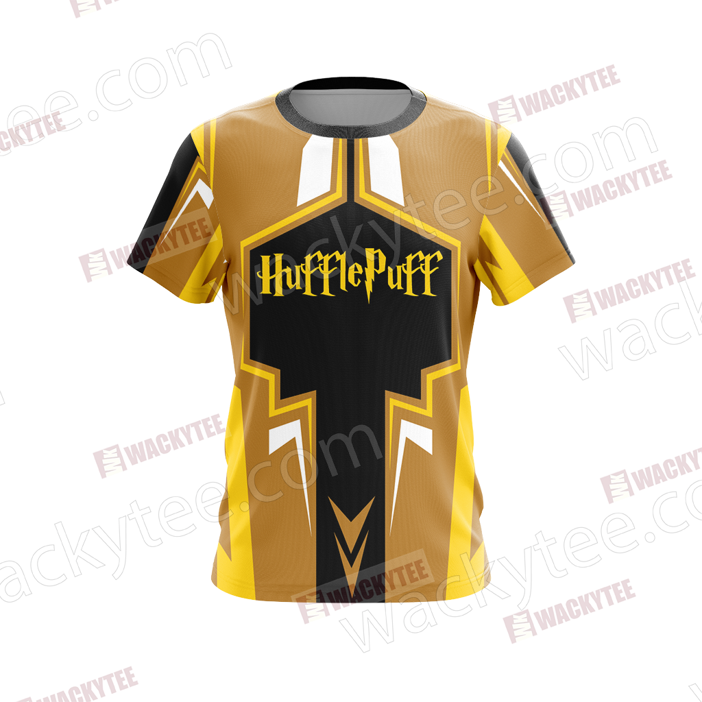 Harry Potter Hogwarts Castle - Hufflepuff House Wacky Style New Collection Unisex 3D T-shirt