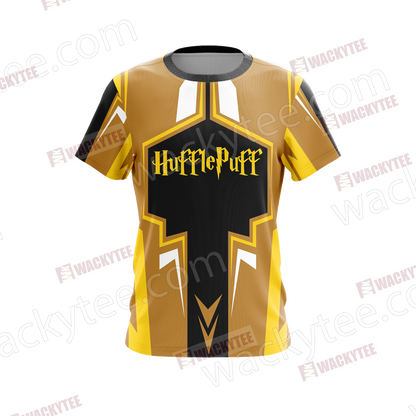 Harry Potter Hogwarts Castle - Hufflepuff House Wacky Style New Collection Unisex 3D T-shirt