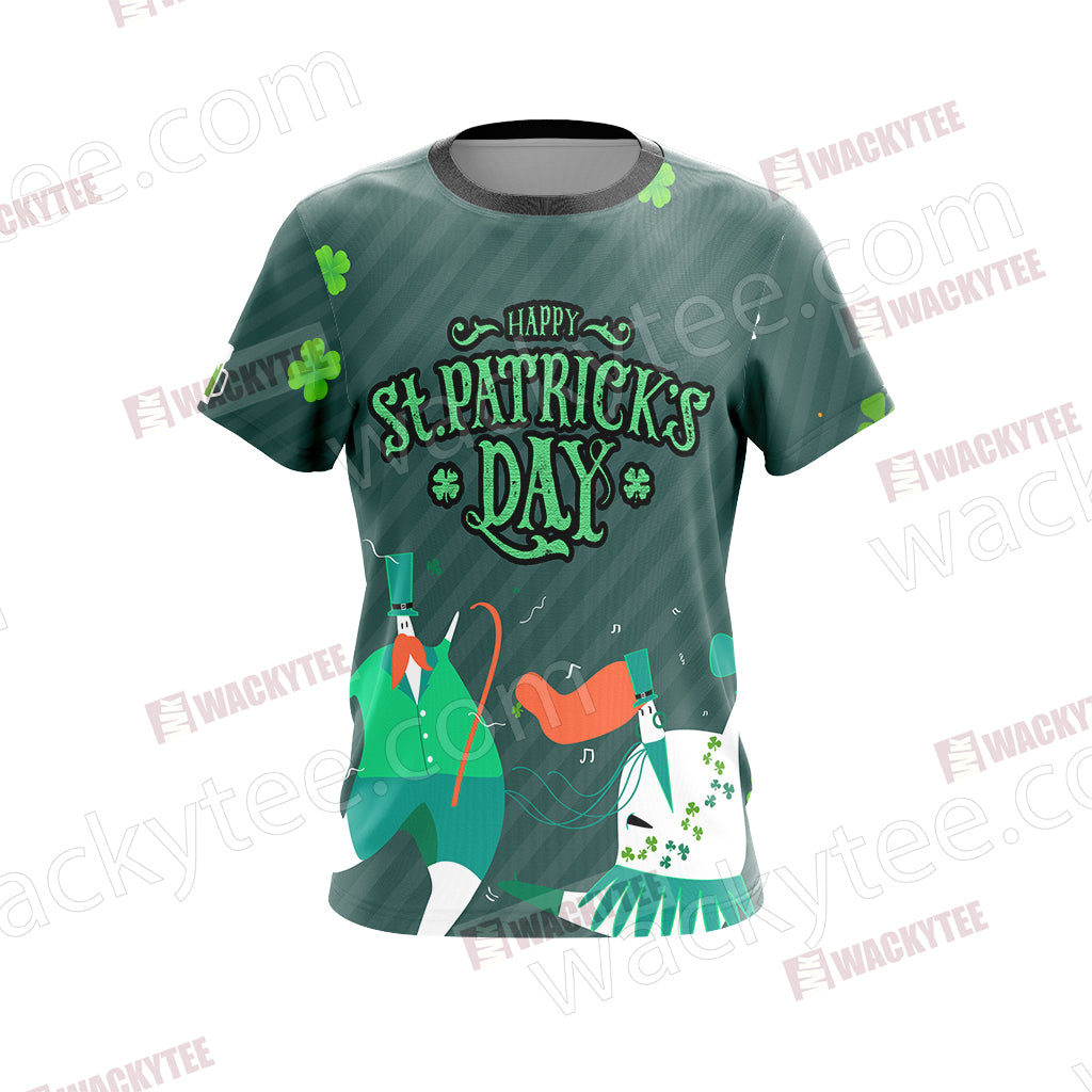 Happy Saint Patrick's Day New Version Unisex 3D T-shirt