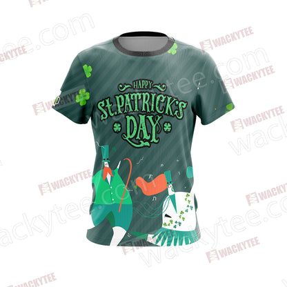 Happy Saint Patrick's Day New Version Unisex 3D T-shirt